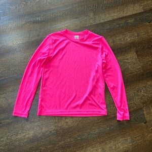 Bright Pink Long Sleeve Tee